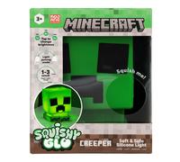 Paladone Lampe SquishyGlo sans fil et rechargeable en silicone sous licence officielle Minecraft Creeper pour enfants et adolescents, décoration de chambre, article de collection