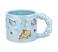 Paladone Mug Axolotl Minecraft en Céramique avec Relief et Forme Bulle, 400 ml, Produit Officiel