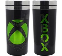Paladone Mug de voyage XBOX - Marchandise officielle, Acier inoxydable, 450 ml, garde chaud/froid