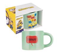 Paladone Mug en Céramique Minions avec Relief, 400 ml, Design Personnages, Produit Officiel sous Licence