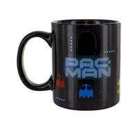 Paladone Mug Pac Man à changement de chaleur - Sensible aux boissons chaudes - La couleur et le design changent quand il est chaud - Tasse magique à changement de couleur