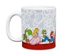 Paladone Mug Super Mario - Officiellement licencié, Tasse en céramique pour fans, Cadeau pour gamers, 300ml