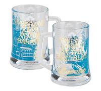 Paladone Chope en verre One Piece Baratie 500 ml avec poignée – Licence officielle Netflix