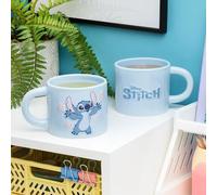Paladone – Tasse Disney Lilo & Stitch – Céramique 400 ml, bleu pastel, sous licence officielle