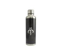 Paladone Pp7361man Gourde Utilisation Quotidienne 500 Ml Métal Noir, Acier Inoxydable