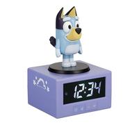 Paladone Réveil numérique avec veilleuse et Musique Bluey - Produit sous Licence Officielle pour Enfants, décoration de Chambre pour Jeunes Enfants, Fonctionne avec des Piles, idée Cadeau Mignonne