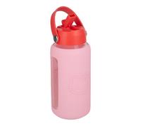 Paladone Sanrio Hello Kitty Bouteille d'eau en verre avec manchon en silicone, 800 ml, passe au lave-vaisselle, sous licence officielle