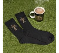 Paladone Set Taza y Calcetines FIFA - Tasse Céramique et Chaussettes Unisex Blanc Doré