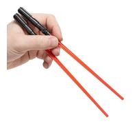Paladone Star Wars Paire de baguettes de sabre laser Sith rouge avec boîte de rangement, accessoires de cuisine réutilisables sous licence officielle, cadeaux pour les fans de science-fiction et de