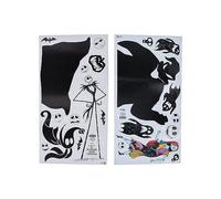 Paladone Stickers muraux Nightmare Before Christmas - Officiellement licencié, Set de 40 Stickers Vinyle phosphorescents Amovibles