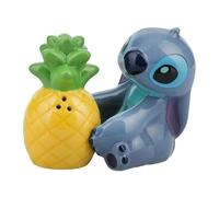 Paladone Stitch and Ananas Salière et poivrière en céramique sous licence officielle Disney Lilo & Stitch pour décoration de cuisine et d'intérieur, cadeau de pendaison de crémaillère