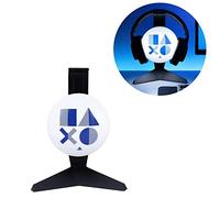 Paladone Support casque lumineux PlayStation - Officiellement licencié, Porte-écouteurs pour setup de gamer, Cadeau pour gamers, Fonctionne à USB