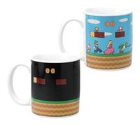 Paladone Tasse Changeante de Chaleur Super Mario Bros - Marchandise Nintendo Officielle, Cadeau Nostalgique pour Luigi, Yoshi & Princesse Peach pour Collectionneurs, 10oz