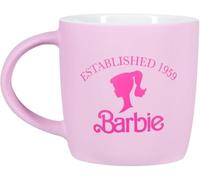 Paladone Tasse en céramique sous licence officielle Barbie avec logo rose pour eau, thé glacé ou café, tasse à collectionner pour les fans de cinéma, cadeau pour femme et décoration de bureau