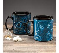 Paladone Tasse Magique, Mug thermosensible Bleu et Noir 11 x 10 x 15 cm