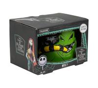 Paladone Tasse sculptée 3D en céramique phosphorescente sur thème de l'Étrange Noël de monsieur Jack, tasse Oogie Boogie, cadeau officiel Disney pour café, thé, chocolat chaud