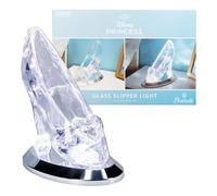 Paladone Veilleuse Cendrillon en verre sous licence officielle Disney Princesses Veilleuse Mode lueur magique et éclairage standard, cadeau pour collectionneurs