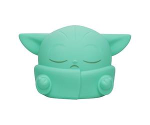 Paladone, Veilleuse SquishyGlo Star Wars The Mandalorian Grogu en silicone, lampe LED souple avec 3 niveaux de luminosité et arrêt automatique, lampe rechargeable pour chambre d'enfant