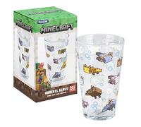 Paladone Verre à boire Minecraft Axolotl 400 ml sous licence officielle pour joueurs, cadeau amusant, produit de jeu