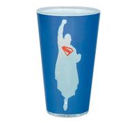 Paladone Verre à boire Superman 440 ml, sous licence officielle DC Comics pour fans de super-héros, cadeau amusant, produit de film, Bleu