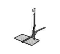 VEVOR Palan à Cerfs à Plateforme Pliable, Capacité de Charge 136 kg, avec Treuil à Manivelle, Récepteur 5 cm, Arbre Pivotant 360°, pour Chasse en Plein Air, Transport à la Ferme, Levage Charge Lourde