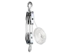 Palan avec poulie à corde, poulies de levage Résistance à la | Corde 3/8 de poulies multifonctionnelle pour levage, levage, équipement