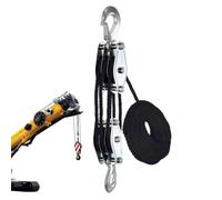 Palan avec poulie à corde, poulies de levage Résistance à la | Corde 3/8 de poulies multifonctionnelle pour levage, levage, équipement