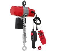 Palan électrique à chaîne 990 kg 6 m 850 W 230 V avec télécommande sans fil - Cycle de travail élevé MW Tools KT1006MR