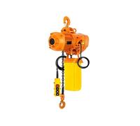 VEVOR Palan Électrique à Chaîne, Capacité de Charge 1 t, Hauteur de Levage Max. 4 m, 1,1 kW, Grue Aérienne Monophasée avec Chaîne G80, Télécommande Filaire 3,3 m, pour Garage, Atelier, Hôtel, Maison