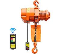 Palan électrique à chaîne - Capacité de charge 2 000 kg - Hauteur de levage 6 m - Triphasé - Télécommande radio 100 m - Chaîne de levage G100 - Arrêt d'urgence