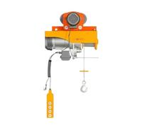 Palan Électrique Grues de levage multifonctions 220V, grue électrique intégrée avec chariot, Machine Mobile domestique DF Treuil de Levage(PA300-12m A)