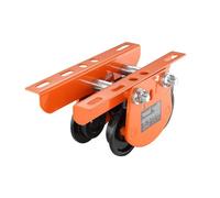 Palan électrique manuel 0,5/1 tonne Capaci pour PA200 PA250 PA300 PA400 PA500 - Outil de levage double roue - Palan moteur - Chariot à poutre poussée (1T, 6,81-11 cm)