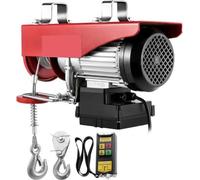 Palan électrique - Sans fil - Capacité de charge de 500 kg - Dispositif de levage pour garage - Manivelle