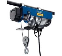 Palan électrique SCHEPPACH HRS400, 400 kg, 780 W, Frein automatique, Hauteur de levage 12 m