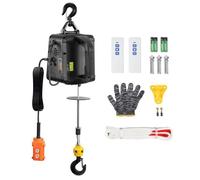 VEVOR Palan électrique 3-en-1 498,95 kg 1500 W 220-240 V CA 7 m Télécommande filaire/sans fil