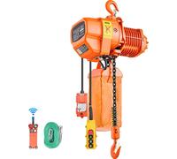 Palans électriques à chaîne SucceBuy avec une capacité de charge de 500 kg, une hauteur de levage de 6 m, un moteur triphasé, équipés d'une télécommande radio de 100 m et d'une télécommande filaire de