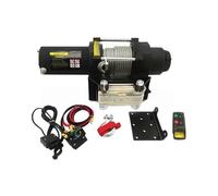Palans électriques Palans manuels à chaînes Treuil électrique 12V/24V avec télécommande, Traction de 5000 livres, Portable, adapté aux cordes de remorque de voiture
