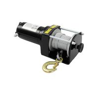 Palans électriques Palans manuels à chaînes Treuil électrique 12V DC, moteur avec câble en acier de 6 M, Force de traction nominale de 1300kg, cuivre de 0,55kw, étanche IP54