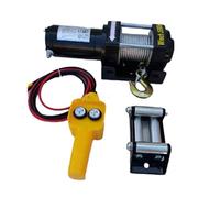 Palans électriques Palans manuels à chaînes Treuil électrique à câble métallique en acier, 12v/24v, 3500 livres, pour Traction, remorque Portable, camion hors route, avec commande sans fil