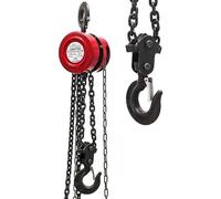 Palant à chaîne avec une capacité de charge de 2000 kg et une longueur de chaîne de 3 mètres, idéal pour le levage de charges, système de poulies, treuil manuel, palan manuel, etc., pour une utilisati