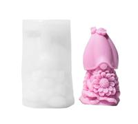 Palaufr Moule à bougie Gnome, moule en silicone nain,Moules en silicone pour savon - Moules de moulage en résine époxy, moule de fabrication de bougies, moule en Silicone nain de noël, antiadhésif