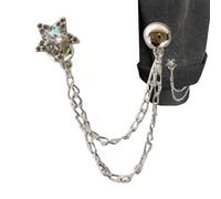 Palaufr Pinces à vêtements avec chaîne - Réglables magnétiques avec chaîne | Pince à vêtements, serre-jean et épingle à chemise - Pour manches, foulards, chemises, blouses, robes, femmes, amie, mère