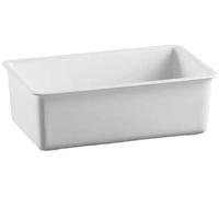 Palazzo Grande plast Bol Réfrigérateur 30 x 20 x 10 Boîtes Alimentaire, Blanc