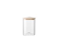 Pale Clay ENSEMBLE DE 2 BOCAUX EN VERRE CARRÉS "FRESH&STYLE" - M