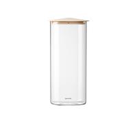 Pale Clay LOT DE 2 BOCAUX EN VERRE RECTANGULAIRES "FRESH&STYLE" - XL