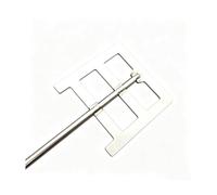 Pale d'Agitation Carrée à Ancre de Laboratoire, Inox 304 1 Pièce | Ensemble Pale-Tige Intégré, Portée de Lame 40-100mm, Construction Résistante aux Produits Chimiques(70x8x350mm)