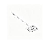 Pale d'Ancrage de Dispersion Laboratoire, Agitateur Carré Inox 304 1 Pièce | 304SS Résistant à la Corrosion, Configuration de Lame Carrée, 7 Options de Largeur de Lame(60x8x300mm)