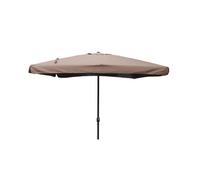 Palerme - Parasol Droit Carré 2,95 X 2,95 M Chocolat Marron