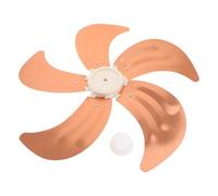 Pales de Rechange pour Ventilateur Pied 17 Pouces, Aluminium | Cinq Pales, Rotation Stable, Bords Lisses sans Bavure, pour Bureaux et Entrepôts, Compatibilité Large