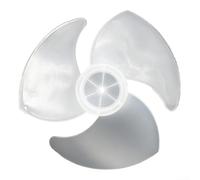 Pales de ventilateur à circulation d'air avec trou en D pour ventilateurs de sol turbo compatibles avec les modèles de ventilateurs de sol à turbine standard, construction en PVC, design de moyeu en